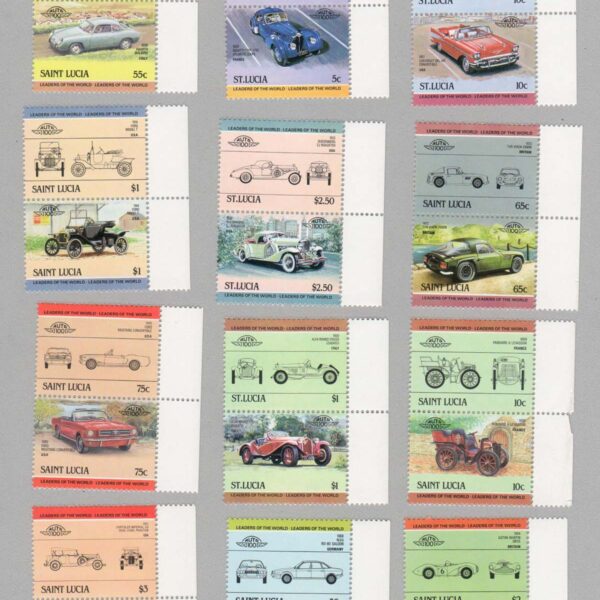 SANTA LUCIA Oldtimers & AUTOS Mint **MNH ....SATILDI-OUT OF STOCK
