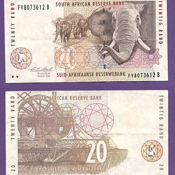 SOUTH AFRICA 20 Rand (Fil motif) - UNC