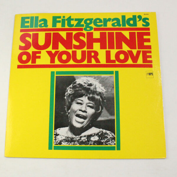 ELLA FITZGERALD Sunshine of your love 1969 Printed in Germany Kapak 9 Plak 9 *SATISTA YOK (SATILDI) - OUT OF STOCK