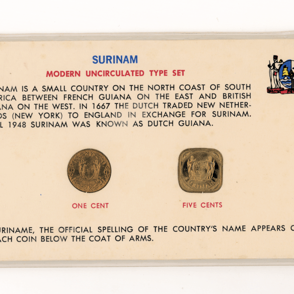 SURINAM Modern uncirculated type set