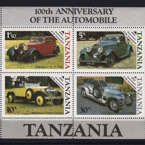 TANZANIA Oldtimers Block **MNH