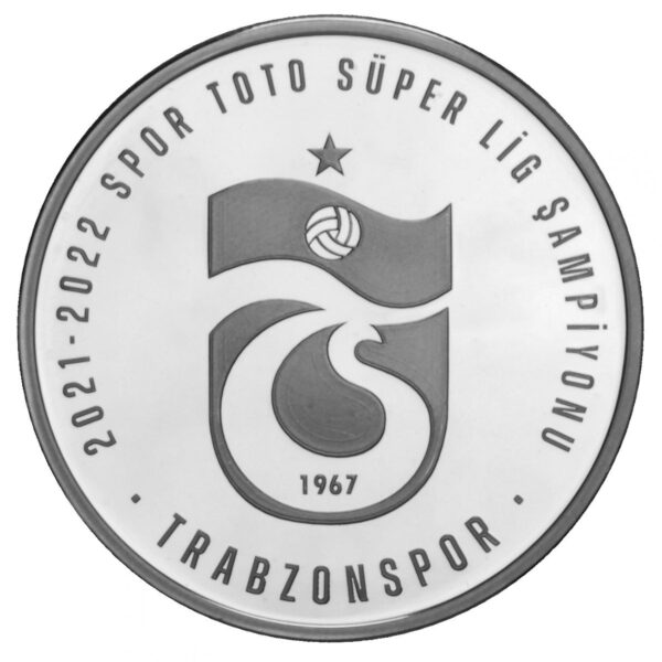 Trabzonspor Şampiyonluk Gümüş Hatıra Parası Sertifıkalı