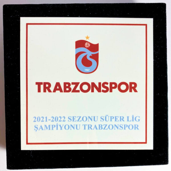 TRABZONSPOR 2022 şampiyonluk hatıra parası bronz sertifikalı, kutulu