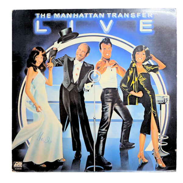 MANHATTAN TRANSFER Live – Printed in England Plak 8 / Kapak 7,5