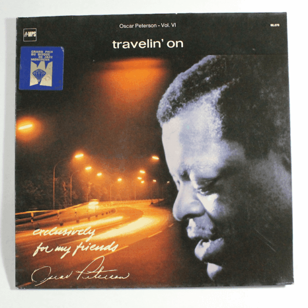 OSCAR PETERSON travelin`on MPS Records Printed in Germany Plak 7 / Kapak 7 *SATILDI - OUT OF STOCK