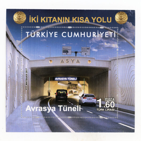 Avrasya tüneli Block **MNH Mint