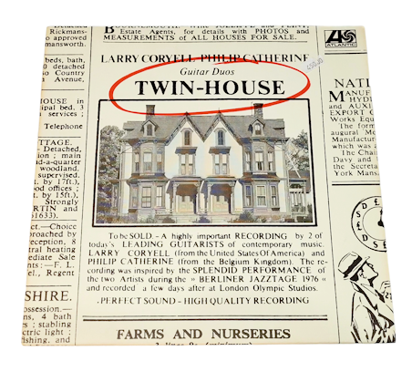 LARRY CORYELL - PHILIP CATHERINE Twin-House 1977 Printed in Germany *Plak 7 / Kapak 8