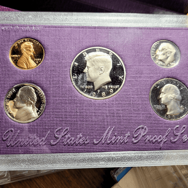 U.S.A. Mint Proof Coin Set 1989 *Kennedy SATILDI - OUT OF STOCK