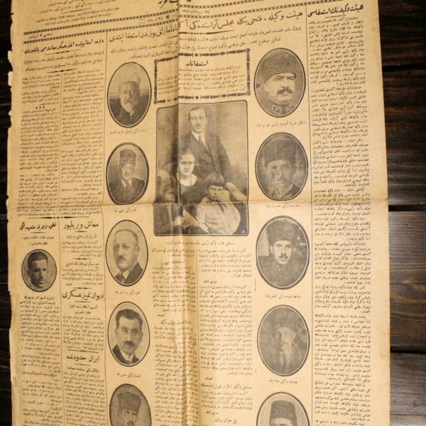 4 adet Vakit Gazetesi Osmanlıca harflerle