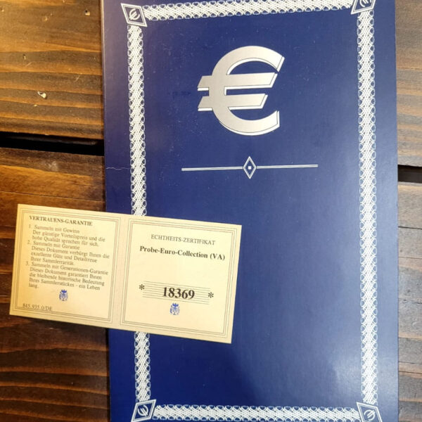 VATIKAN Vatican Euro Probe Set sertiifikali çil *SATILDI - OUT OF STOCK