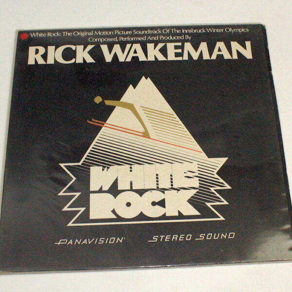 RICK WAKEMAN White rock - Printed in Germany Plak 9 / Kapak 9 *SATILDI - OUT OF STOCK