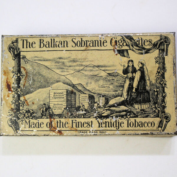 BALKAN SUBLIME YENIDJE TOBACCO Tabak ORIENT Metal Tin - 12,5x7,5x2 cm. *SATILDI - OUT OF STOCK