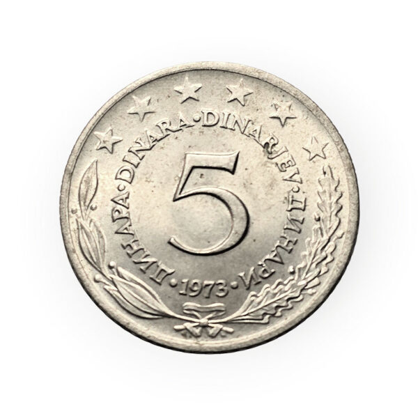 YUGOSLAVIA 5 Dinara 1973