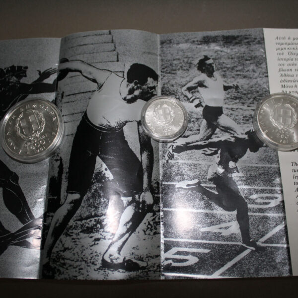 GREECE 1981 Yunanistan Olympic Games 3 Coins Set Silver *Sertifikalı SATILDI - OUT OF STOCK