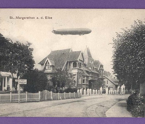 ZEPPELIN St. Margereten an der Elbe postcard