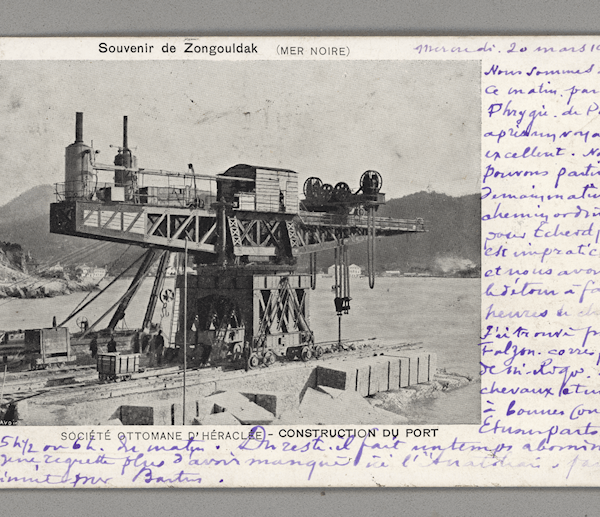 Zonguldak 1907 Osmanlı zamanı un-used Ottoman Postcard