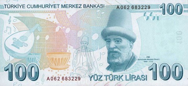 9. EMİSYON 100 LİRA SERİ A062 Ç.A/ÇİL  DESTE EZİĞİ VE KULAK UCU KIRIĞI MEVCUTMEVCUT