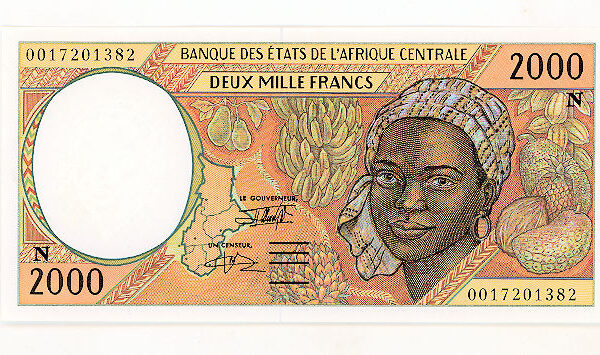 Guinee Orta Afrika Devletleri (Ekvator Ginesi) 2000 francs 2000 - ÇİL