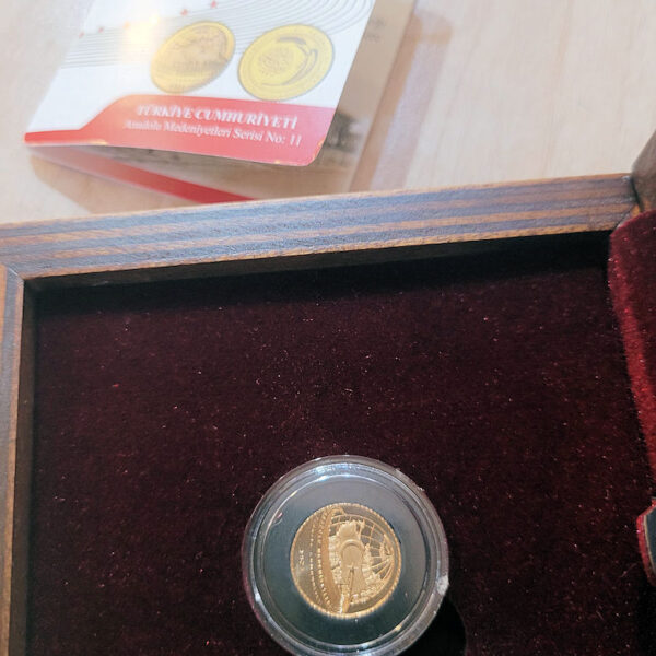 Darphane Türkiye Cum. Anadolu Medeniyetleri Seri No. 11 ALTIN 1,5 Gr.  kutu ve sertifika