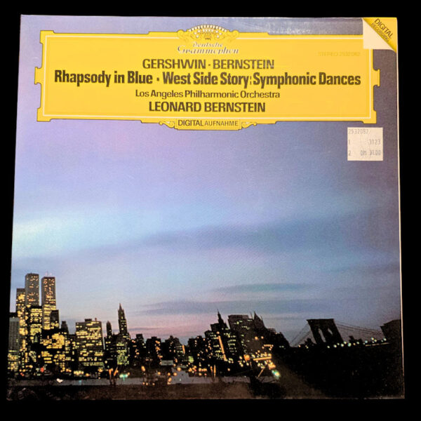 GERSHWIN-BERNSTEIN Rapshodie in Blue/West side story Los Angeles Philharmoniker *Printed in US. LP 9 / Kapak 8,5