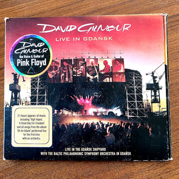 DAVID GILMOUR Live in Gdansk*Printed in E.U. Double CD-Cover 9/7,5