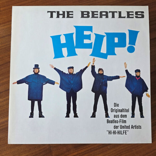 BEATLES Help *Printed in Germany LP 8,5 / Kapak 8,5