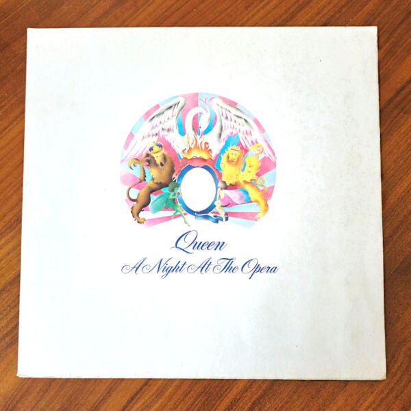 QUEEN a night at the opera 1975 *Printed in Germany LP 9 / Kapak 8,5 (Gatefold)