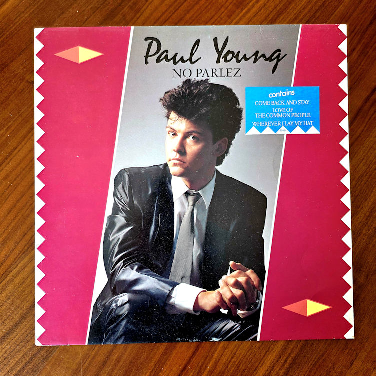 PAUL YOUNG no parlez *Printed in Holland LP 8,5 / Kapak 8,5