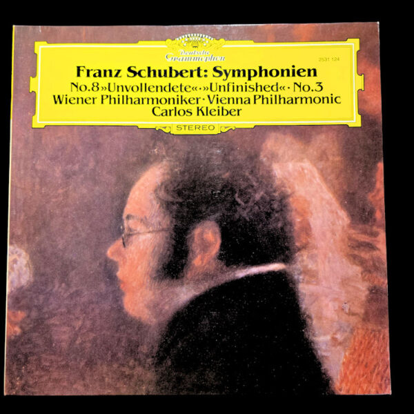 FRANZ SCHUBERT Symphonien Wiener Philharmoniker - Carlos Kleiber *Printed in Germany LP 9 / Kapak 8,5