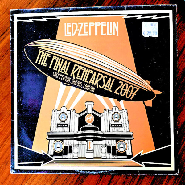 LED ZEPPELIN the final rehearsl 2007 *Printed in E.U. Double Palk 8,5 / Kapak 8 *SATILDI - OUT OF STOCK