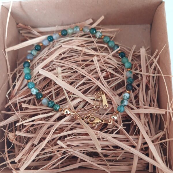 Yosun Akik Taşı Bileklik (5 mm )