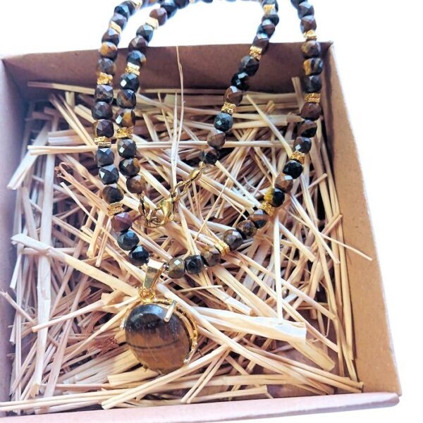 Kaplangözü küp kesim kolye