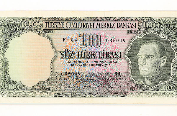 5. Emisyon 100 Lira 6. Tertip VF - çt F84 seri