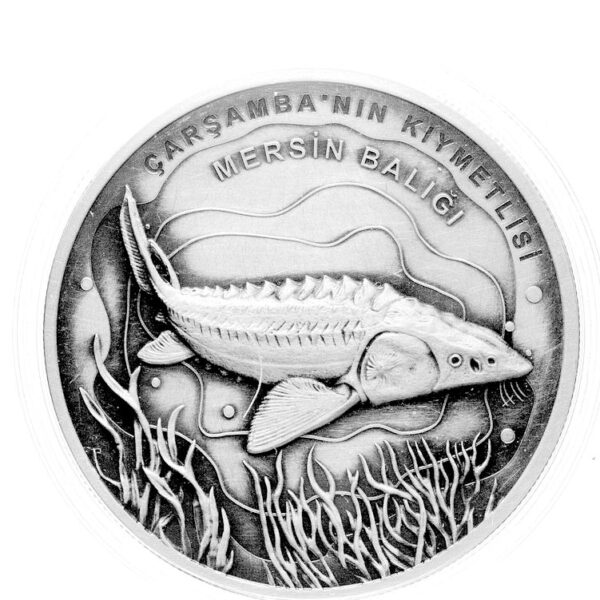 MERSIN BALIGI 2021 DARPHANE PARASI GÜMÜŞ SERTIFIKALI