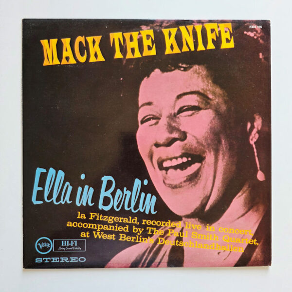 ELLA FITZGERALD Ella in Berlin - Jazz *Printed in France 8/Kapak 8 (very rare!)