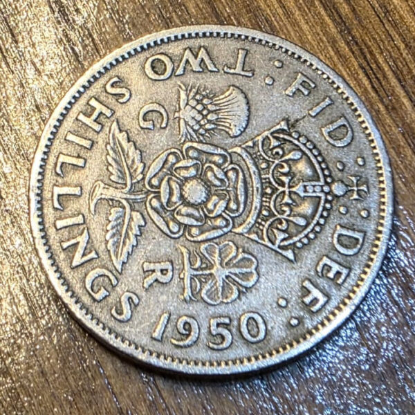 Great Britain 2 Shillings 1950 Copper-Nickel George VI