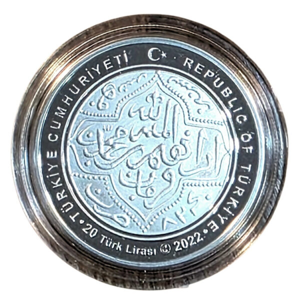 Anadolu Beylikleri serisi no.3 - KARAMANOĞULLARI 2022 hatıra parası gümüş sertifikalı