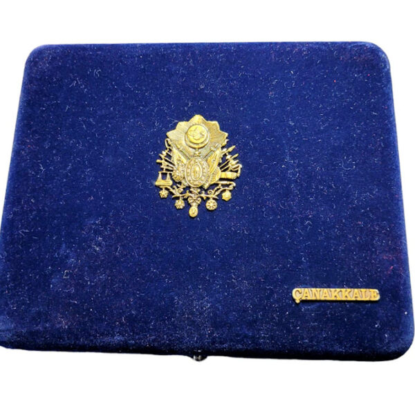 Çanakkale Osmanlı savaş gemileri seti 5 adet bronz Darphane parasi sertifikali