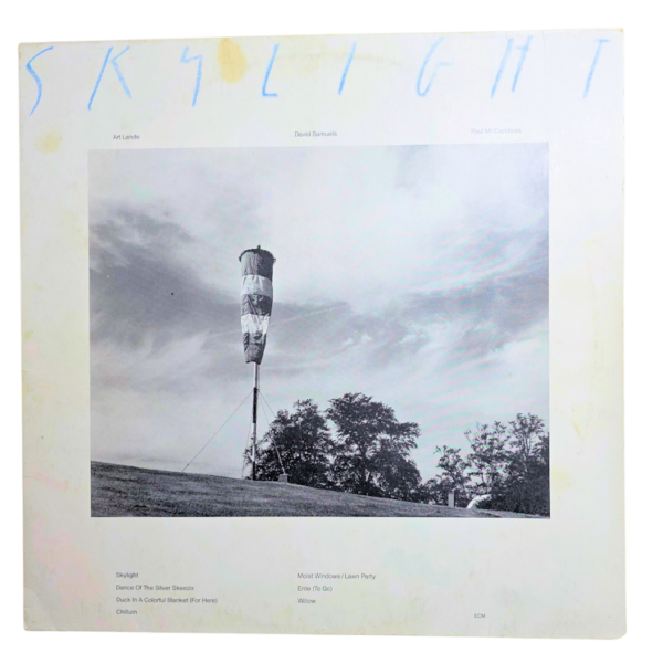 SKYLIGHT - ECM Records 1981 *Printed in Germany LP 8 / Kapak 7,5