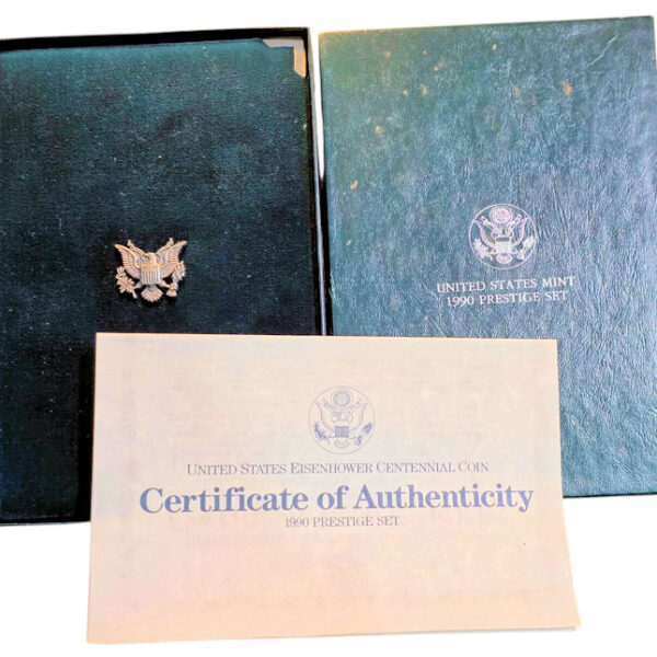 U.S.A. 1990 Prestige Set w/certificate & box