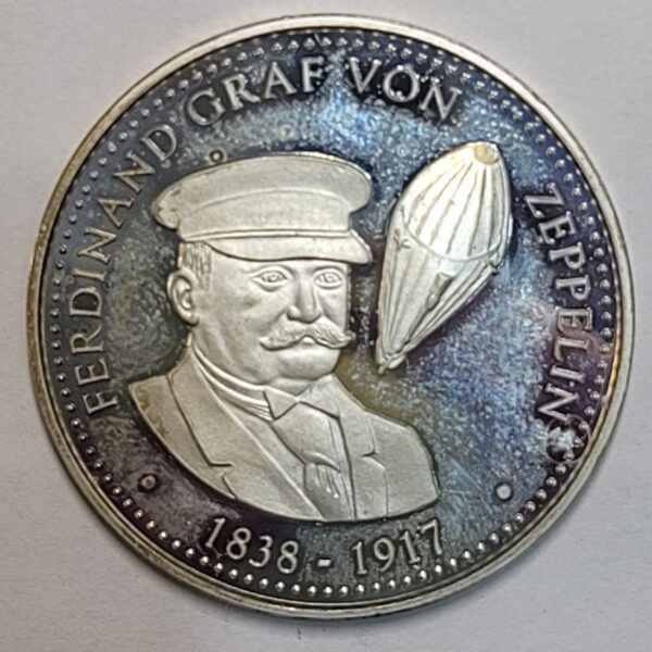 Ferdinand Graf von Zeppelin Hatıra Madalyonu - Gümüş
