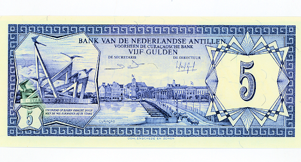 NEDELANDSE ANTILLEN 5 Gulden 2008 UNC
