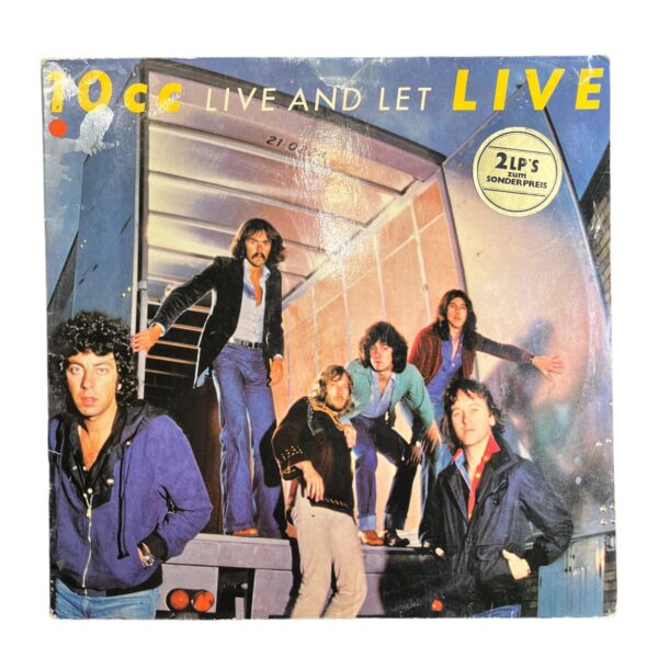 10cc - Live and Let Live LP - 1977 Orijinal Baskı - Art Rock Klasiği
