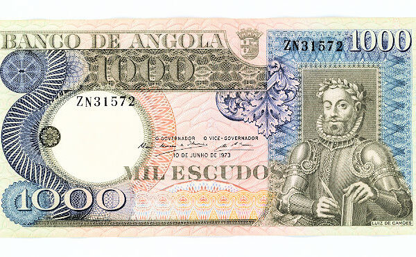 ANGOLA 1000 Escudos 1973 UNC