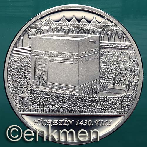 HICRETIN 1430.YILI 2009 hatıra parası sertifikalı *Gümüş