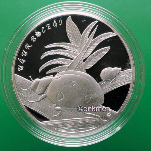 UĞUR BÖCEĞİ 2016 Gümüş hatıra parası sertifikalı