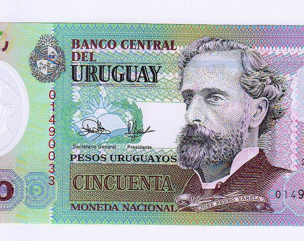 URUGUAY 50 Pesos 2020 polymer Pick-102 UNC - çil banknot