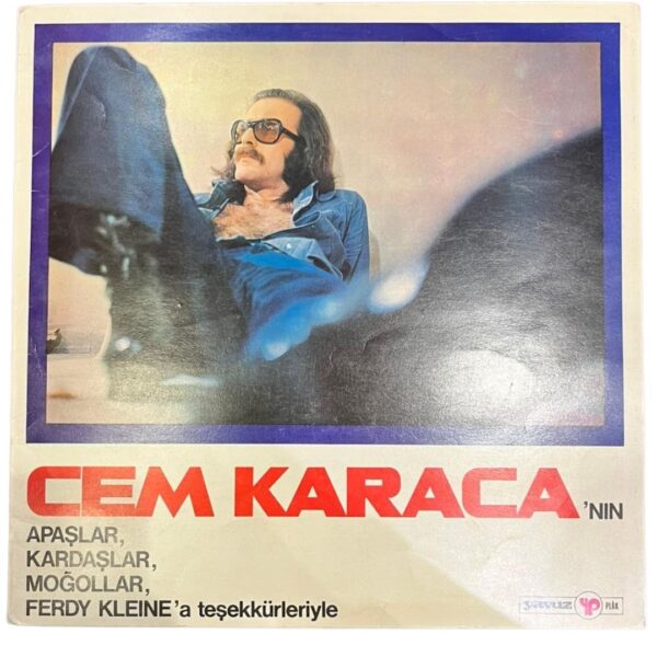 Cem Karaca’nın Apaşlar, Kardaşlar, Moğollar – Yavuz Plak LP | Türk Anadolu Rock Klasik Baskı