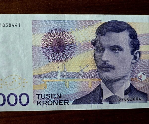 Norway Norveç 1000 Kronor 2004 UNC *çil