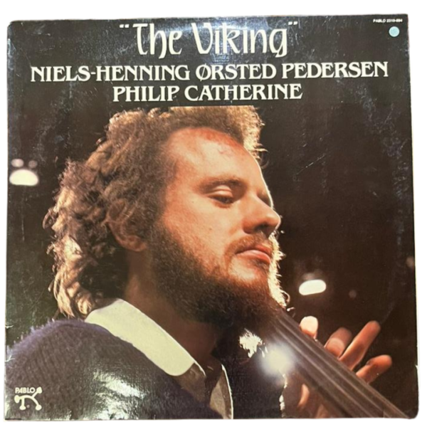NIELS-HENNING ØRSTED PEDERSEN & PHILIP CATHERINE – The Viking LP | Pablo Records Baskı | Plak 8 / Kapak 7,5